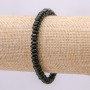 Bracelet made of natural agate discs 6×3 mm, circumference 18 cm +