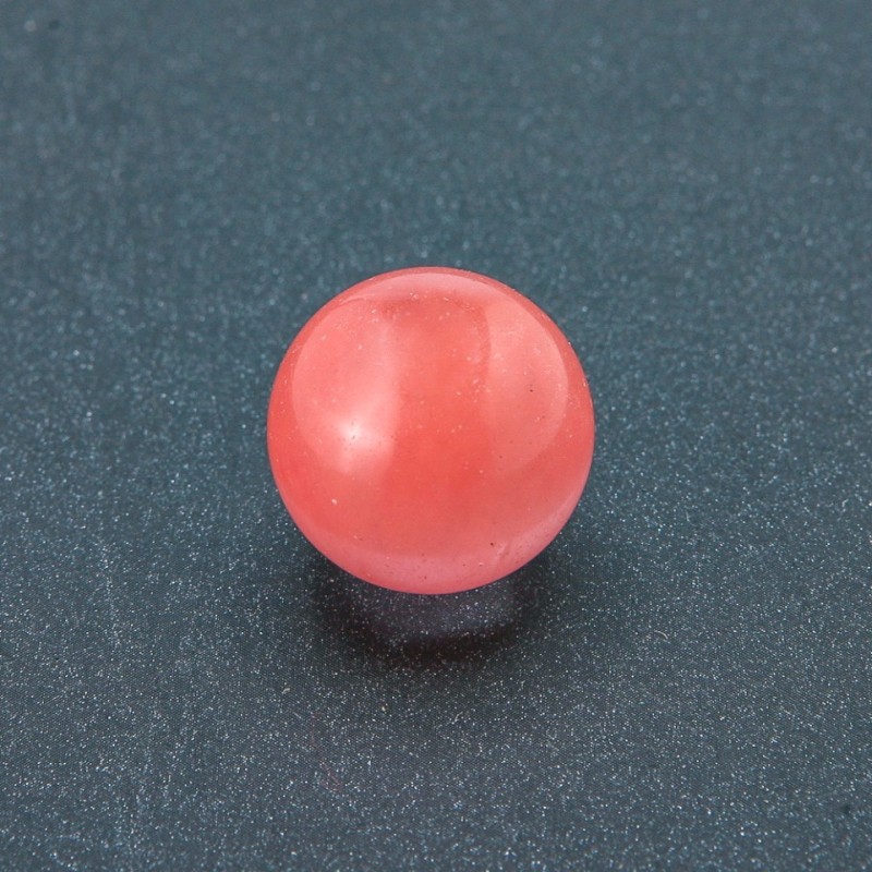 Chalcedony natural stone sphere, 20 mm diameter+