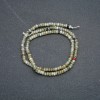 Natural Labradorite bead strand, faceted rondel, diameter 4×2.5 mm, length 39 cm +