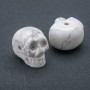 Natural Chalcedony Skull Bead 25x19mm +