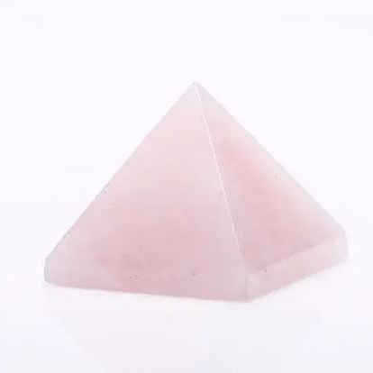 Pyramid souvenir natural stone Rose quartz, length 20mm+-, width 30mm+-