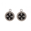 Pendant Findings, length 24mm, d1-19, 5mm, d2mm price per piece
