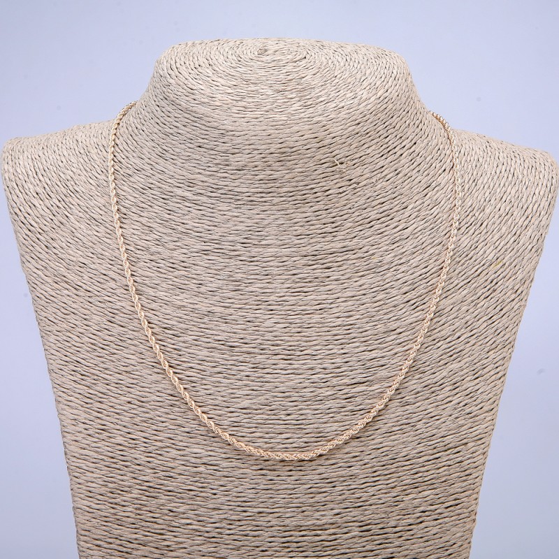 Xuping 18K Gold Plated Chain, 2mm Thick, 52 cm Long
