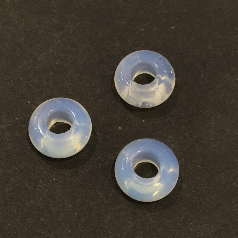 Pandora Bead Moonstone 14x7mm, hole diameter 5.5 mm+