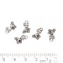 Pendant finding 'Hello Kitty on a Bicycle' 12x7 mm, finish 20 g +/- 37 pcs, metal color 'silver'