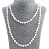Long Pearl Beads (Artificial Plastic), 8 mm diameter, 120 cm +