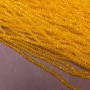 Beads Czech Crystal on beading wire, sunny transparent faceted rondelle, diameter 3x2.5 mm + -, length 36-38 cm +