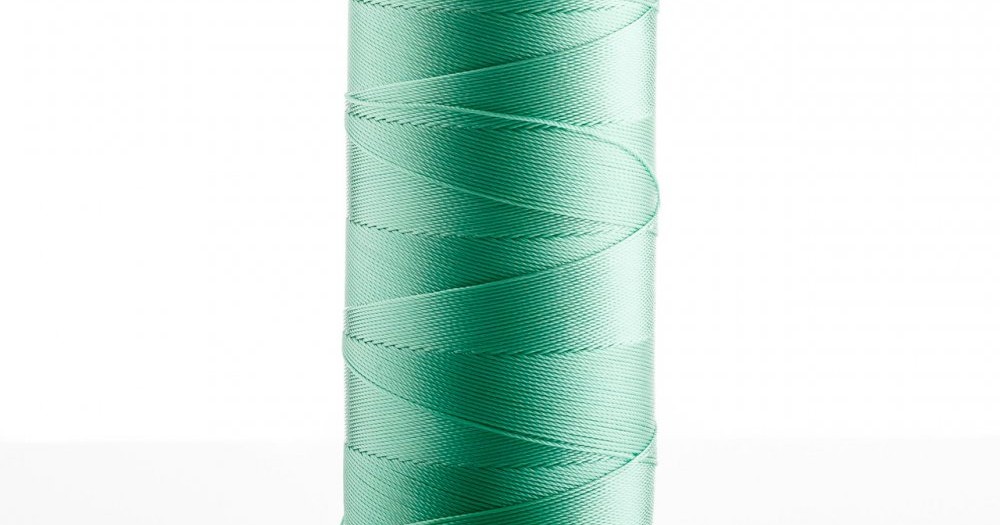 Nylon thread mint-green 0.6 mm for crafts