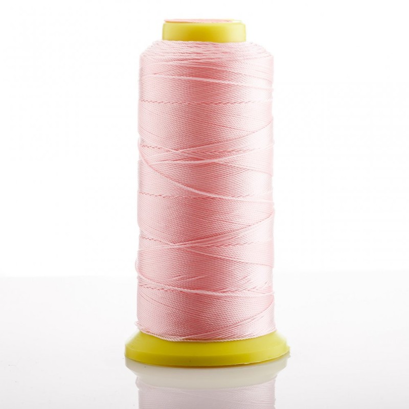 Pink spool thread, 0.9 mm diameter, nylon for crafts, 300 m