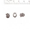 Pandora Owl Bead 10x8mm, hole diameter 5 mm, packaged 20 g ± 13 pcs
