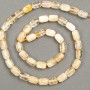 Beads of natural Citrine 'Barrel', diameter 6x9mm, length 39 cm +