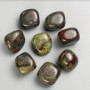 Souvenir Natural Stone Dragon's Blood Jasper Tumbling 21x17mm (+-), 100 g pack