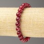 Tourmaline Bracelet (artificial acrylic), 8 mm diameter, 18 cm length, smooth beads on elastic