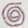 Phosphosiderite beads, natural stone, faceted rondelles on thread, diameter 5×3.5 mm, length 39 cm