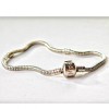 PANDORA Bracelet Base 19 cm with Clip-Lock and Logo