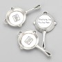 Pendant finding 'Pan' 34×20 mm, pack of 8 pcs ±