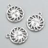 Sun Pendant Findings 20x17 mm, pack of 10 ±