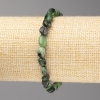 Zoisite stone bracelet, faceted, diameter 6x10 mm ± on elastic, length 18 cm+