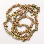 Unakite Heliotrope Beads, Natural, 80 cm