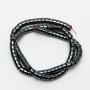 Hematite Zigzag Beads, 6x5 mm, 39 cm on thread