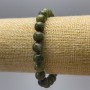 Jadeite Bracelet (Artificial Acrylic) Smooth Beads, 8.5 mm Diameter, 18 cm Length (Stretch)