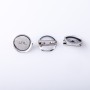 Price per pack of 10 pcs. Brooch base, diameter 1.9 cm