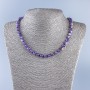 Natural Amethyst Bead Necklace