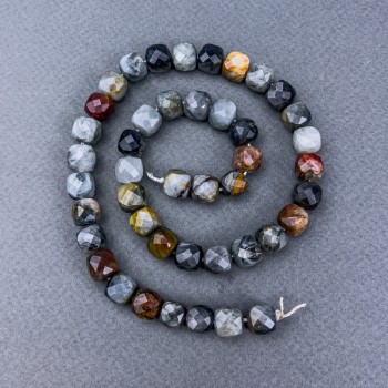 Assorted Beads from Natural Stone 9x9 mm