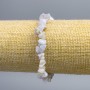 Blue Agate Chip Bracelet, chip sizes 5x3–10x5 mm, length 18 cm (stretch)