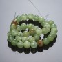 Natural stone beads on thread Onyx 12mm