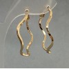 Xuping hoop earrings with 18K gold plating, thickness about 2 mm, diameter 35 mm