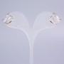 Triple Kaf Xuping 18K Gold Plating with White Rhinestones 14x10 mm +
