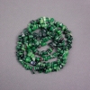 Zoisite chips on beading line, 7×6×3 mm, length 80 cm