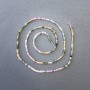 Tourmaline Bead Strand Assortment, Natural Stone Cube, 2x2 mm, length 40 cm