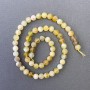 Yellow Opal Beads, natural stone, smooth round beads, diameter 6.5 mm, length 39 cm+