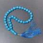 Turquoise Beads (Pressed) Smooth Ball Bead, 12 mm Diameter, 33 Beads, with Turquoise Inserts