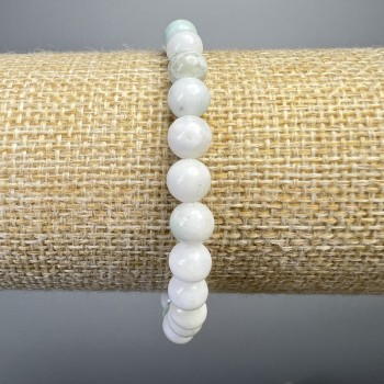 Браслет Геміморфіт натуральний камінь гладка кулька, діаметр 6, 5мм+-, довжина 18см+- (стрейч)