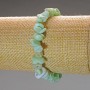 Amazonite bracelet with natural stone chips, diameter 9×3 mm, length 18 cm (stretch)