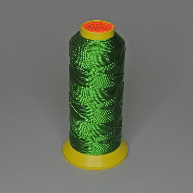 Green Nylon Craft Thread on Spool, 0.9 mm Diameter