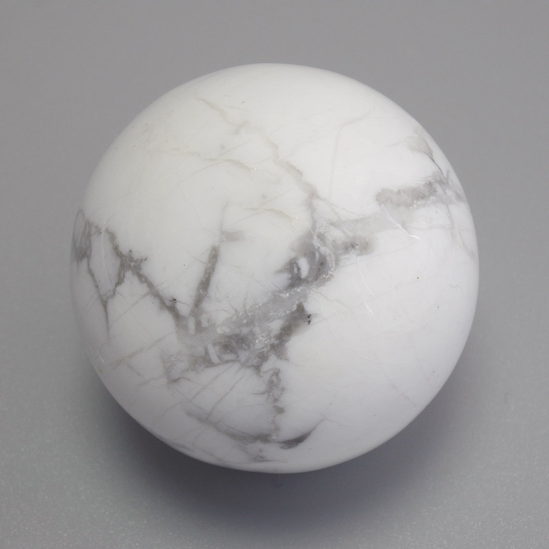 Chalcedony natural stone sphere, diameter 30 mm+